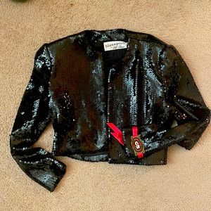 Sequin Crop Jacket